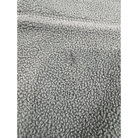 Timberland Mens Gray Full-Zip Fleece Vest L With Pockets - Picture 5 of 8